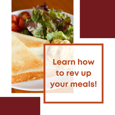 Learn how to rev up your meals