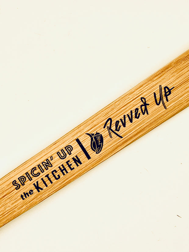 Revved Up Bamboo Spatula | spicin up the kitchen | close up photo