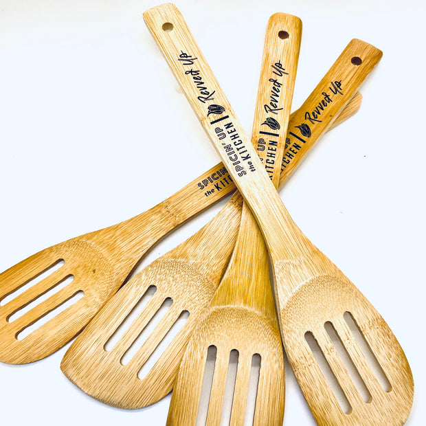 Revved Up Bamboo Spatula | spicin up the kitchen