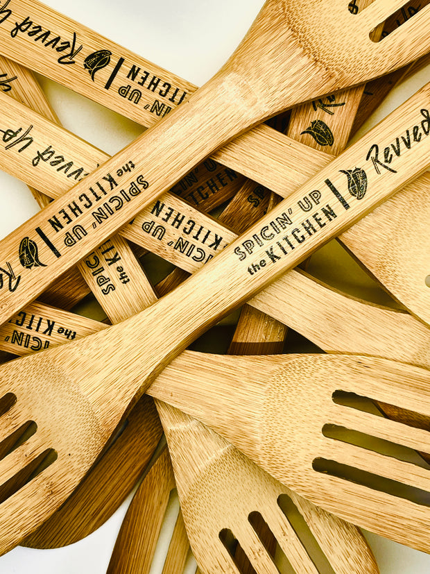 Revved Up Bamboo Spatula | spicin up the kitchen |  multiple